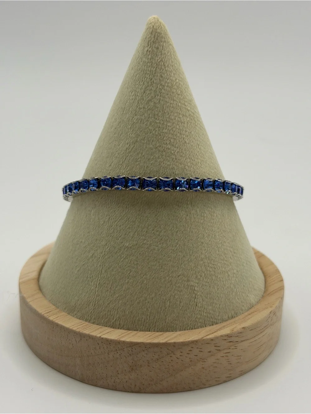 Sapphire Crystal Stretch Bracelet - Women Jewelry